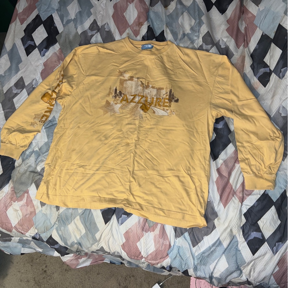 Vintage Men’s Azzuré long sleeve shirt 2xl
